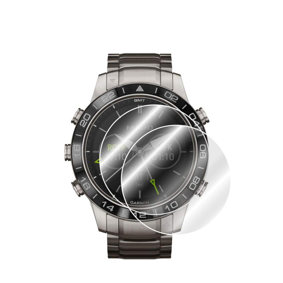 Ipg Hydrogel-Displayschutzfolie F R Garmin Marq Smartwatch (2 Einheiten), Unsichtbare Hd-Klarsichtfolie, Kratzfest, Glatt/Selbstheilend/Blasenfre-image