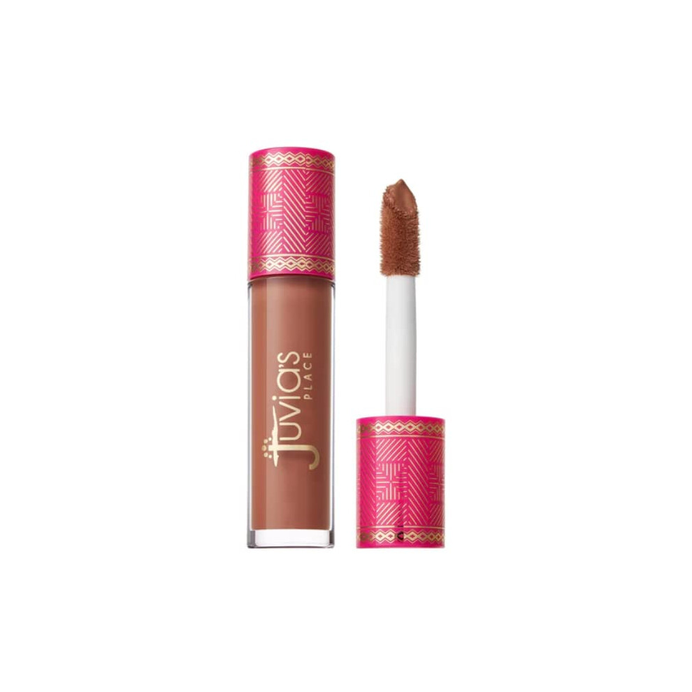 Juvias Sted Brown Juvia's Place Lip Gloss Reflect Caramel Rose Warm Toned Soft Smooth And Creamy Long Lasting Non-Sticky Luscious High Shine Glow 16 Oz