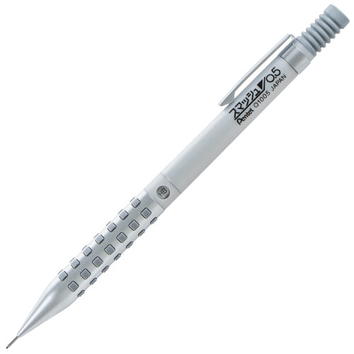 Pentel Pentel Smash Drafting Mechanical Pencil (0,5 mm) - Special Edition Silver m/Tube 1