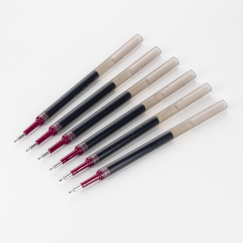 Pentel Refill Ink - for EnerGel Gel Pen  0.3mm Needle Tip  Extra Fine  Black Ink  Pack of 6 Refills (LRN3-6A)