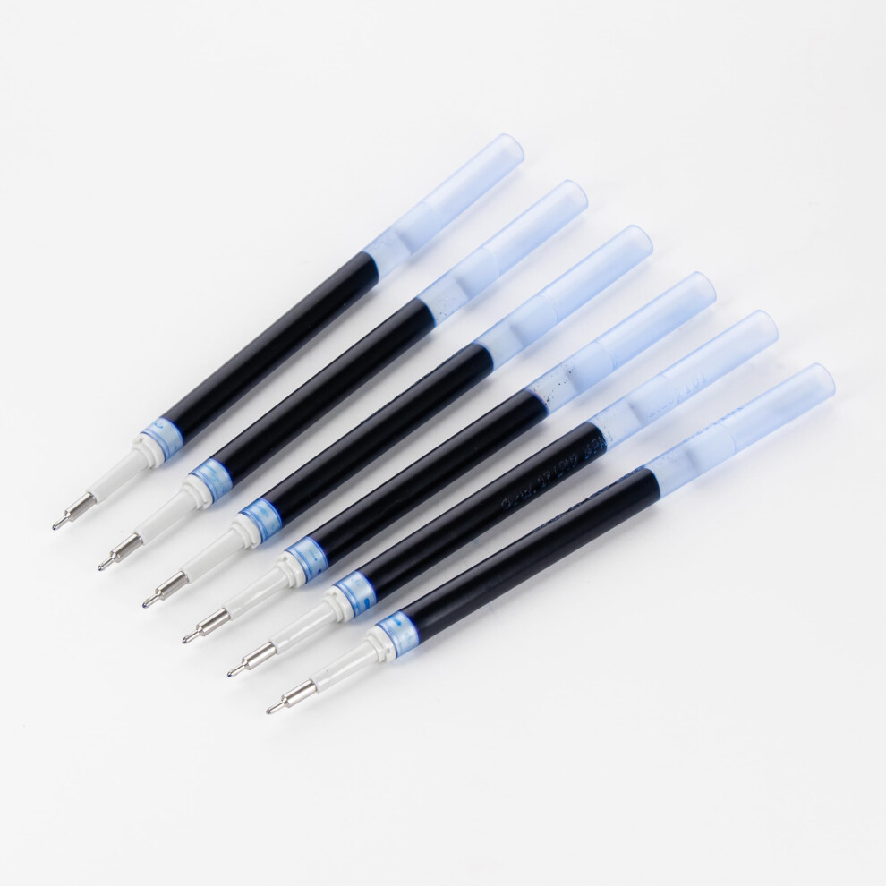 Pentel Refill Ink - for EnerGel Gel Pen  0.7mm Needle Tip  Fine  Blue Ink  Pack of 6 Refills (LRN7-6C)