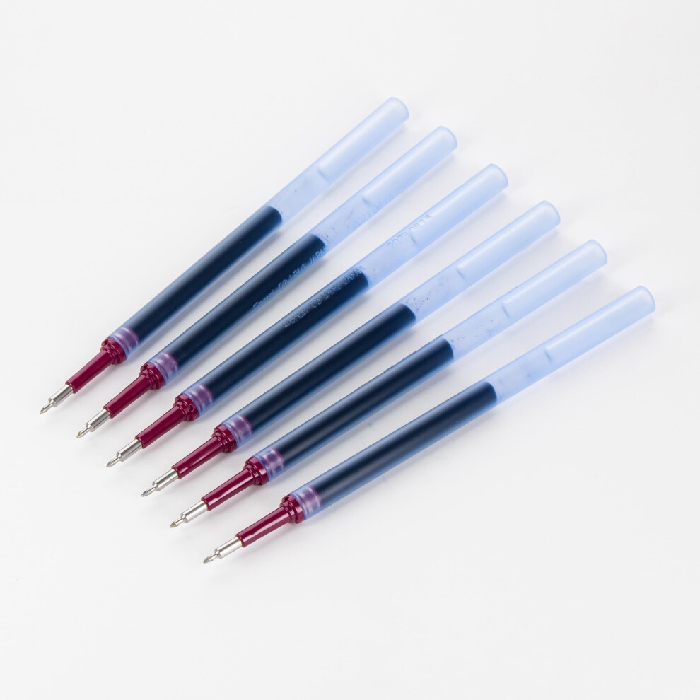 Pentel Refill Ink - for EnerGel Gel Pen  0.3mm Needle Tip  Extra Fine  Blue Ink  Pack of 6 Refills (LRN3-6C)