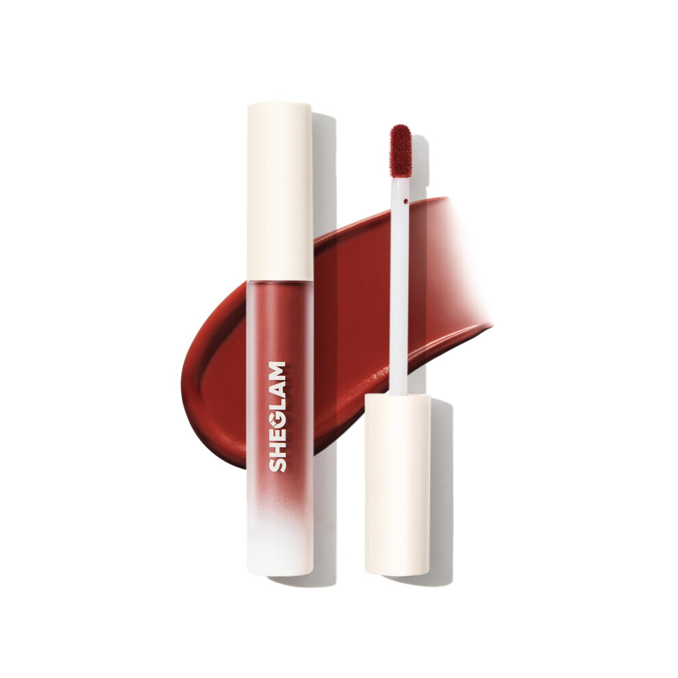 Sheglam Matte Allure Liquid Lipstick Long Lasting High Pigment Lipstick Nourishing Sunflower Oil Reduce Lip Care-Musing