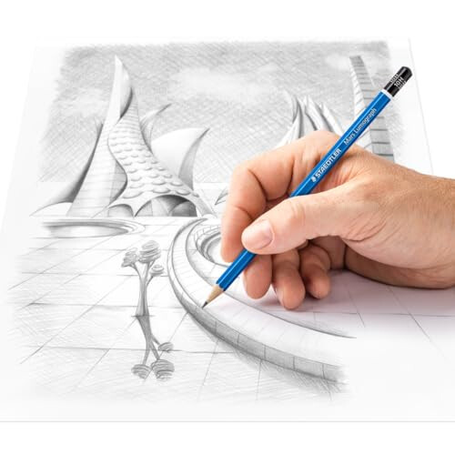 Staedtler Crayon     dessin graphite STAEDTLER Mars Lumograph 10H, 6 crayons 2