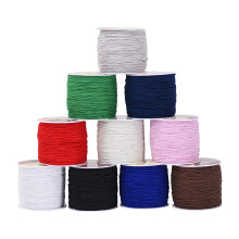 Mandala Crafts n?gen rynkning elastisk tr?d til syning og strikning - 0,6 mm 546 Yards fin tynd str?ktr?d Elastisk sytr?d til symaskiner