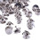 EBOOT-paket med 50 blanka stift med kopplingsback (silver) 3