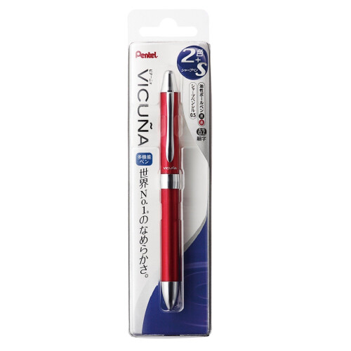 Pentel Pentel Vicua EX XBXW1375B Multifunktion Kuglepen R?d 1