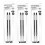 Uni-Ball Uniball Jetstream Ballpoint Pen Refills  1.0mm Bold Point  Black Ink  6 Refills 1