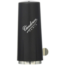 Vandoren LC51PP Legatura M/O e cappuccio in plastica per clarinetto in Sib; finitura peltro