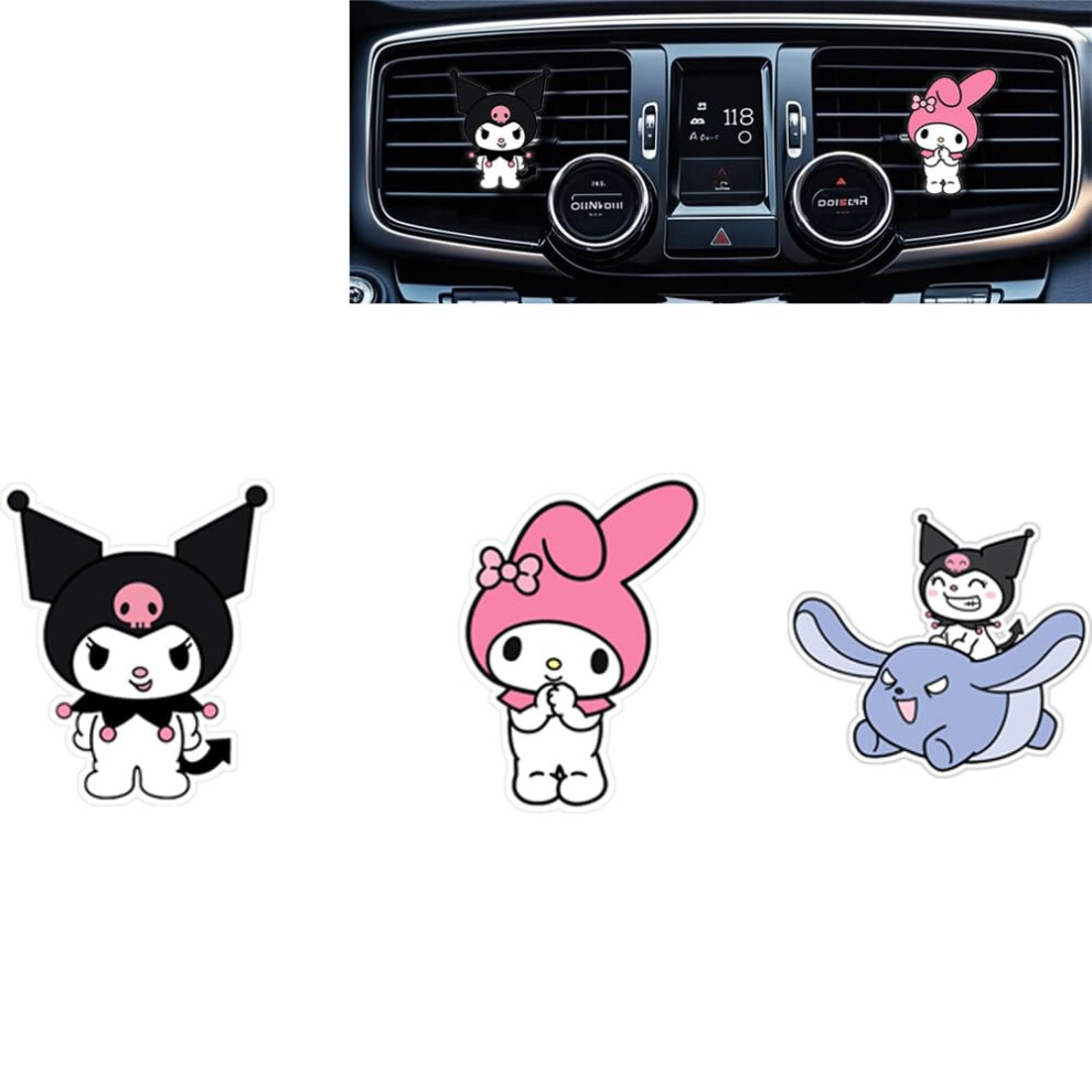 Cute Car Air Freshener Clips Kitty Car Vent Clip Car Vent Decoration Accessories Auto Air Conditioner Clip Automotive Interior Decoration Gifts For Me 9331816252507