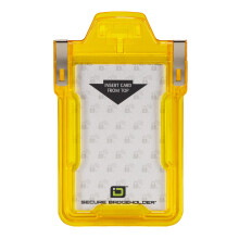 Identity Stronghold - Sikker RFID Badge Holder til 1 kort - Heavy Duty Hard Plastic ID Badge Holder - USA St?bt og samlet - FIPS 201 Godkendt RFI