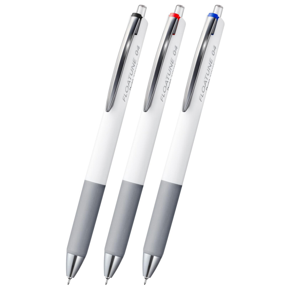 Pentel Floatune Retractable Rollerball Extra Fine Point Pen Office Color Black Blue Red Ink