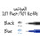 Uni-Ball Uniball 207+ Plus Pen Refills  0.7mm Medium Point  Black Ink  6 Refills 4