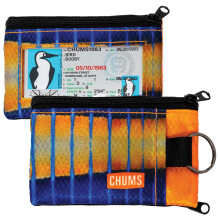 Chums Surfshorts pnztrca - Knnyu, vkony pnztrca RFID-blokkol krtyval s tltsz azonost ablakkal - Cipzras minimalista pnztrca kulcsta