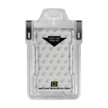 Identity Stronghold - Secure RFID Badge Holder for 1 Card - Heavy Duty Hard Plastic ID Badge Holder - USA Molded and Assembled - FIPS 201 Approved RFI