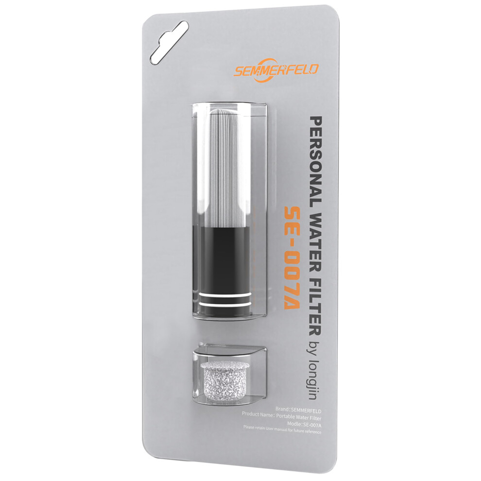 Personal Straw Water Filter to purify Water  Emergency Water Straws Portable Gear for Hiking  Camping  Travel  Fishing  Outing and Emergency Preparedn-image-OPC-PGSM6CW-NEW