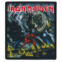 C&D Visionary Iron Maiden Number of The Beast Patch Red Black