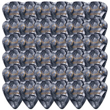 Fender Premium Celluloid 351 Shape Picks Medium Black Moto - 36 szt