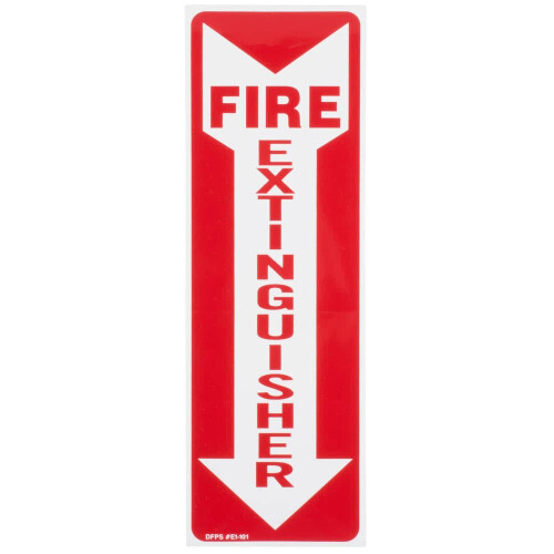 Brandslukkerpilskilte 3 Pack