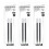 Uni-Ball Uniball 207 Impact RT Retractable Pen Refills  1.0mm Bold Point  Black Ink  6 Refills 1
