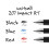 Uni-Ball Uniball 207 Impact RT Retractable Pen Refills  1.0mm Bold Point  Black Ink  6 Refills 4