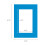 Produtos HyGloss Bright Specialty Frames Cardstock Papel Frame-Small- 4,75 x 6,75 polegadas- tamanho central de 2,75 x 4,75 polegadas- (10-12 cor 2