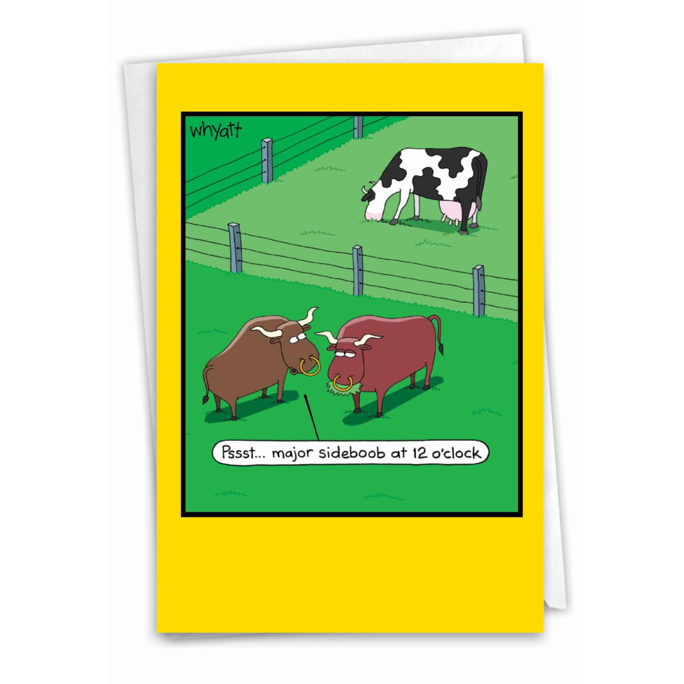 Nobleworks ? 1 Lustige Karte Zum Geburtstag ? Urkomische Cartoon-Notizkarte Mit Umschlag Zur Geburtstagsfeier (Kauferdiskretion Empfohlen) ? Majo-image