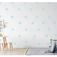 120db Modern Line Falimatrick Boho Nursery Kids Living Room Scandinavian Home D?cor ntapad falfestmnyek Vinyo DIY Gift YT5037 (kk)
