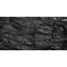 AWERT 30x12 polegadas Fundo de Aquário Preto Rocha para Peixes Terrário Vinil