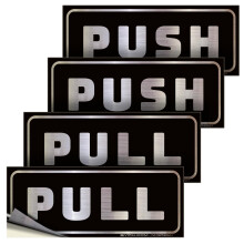 iSYFIX Adesivos de Sinalização Push Pull - 2 peças 6x2.4 polegadas - Vinil Autoadesivo