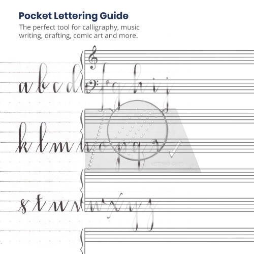 2 Pack | Pacific Arc Ames Lettering Guide for Lettering Writing Architecture and Drawing 2