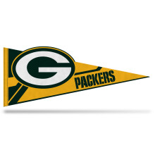 Rico Industries NFL-fotboll Green Bay Packers Soft Filt Vimpel - EZ to Hang - Home D?cor (Game Room Man Cave Bed Room)