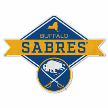 Rico Industries NHL Buffalo Sabres Diamond Shape Cut Pennant - Home and Living Room D?cor - Soft Felt EZ to Hang 18x0.10x18