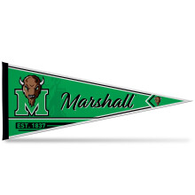 Rico Industries NCAA Marshall Thundering Herd Classic 12"""" x 30"""" Felt Wall D?cor Pennant - Great for Home/Bed Room/Man Cave D?cor
