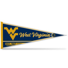 Rico Industries NCAA West Virginia Mountaineers Classic 12"""" x 30"""" Filt Wall D? Cor Vimpel - Perfekt fr hem/sngrum/Man Cave D?cor