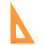 Pacific Arc's Scholastic Triangle - 6 inch - Fluorescent - 30/60 Angle - Polystyrene - Inking Edge - Technical Drawing Tools  Drafting  Architect and 1