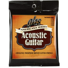 GHS Strings S425 Americana Series Phosphor Bronze Acoustic Guitar Strings Light 12-54
