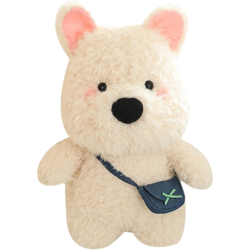 Stuffed Animal Dog | 13.7 Inches Highland Soft Doll Toys | Cuddly Huggable Collectible Plush Doll for Kids Adults, Room Decor