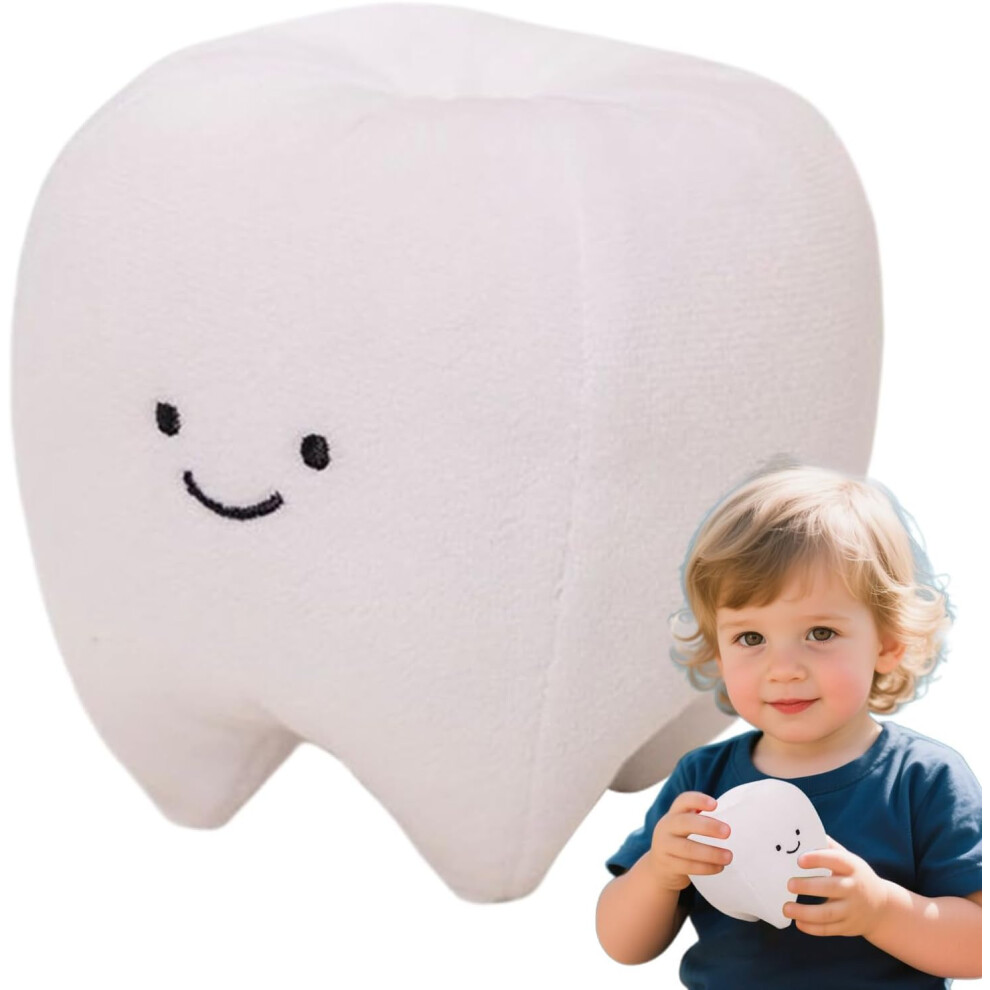 (Teeth) Tooth Pillow,Soft Cute Boys Tooth Fairy Pillow - Plush Figure Toys For Kids Home Decor Party School Graduation Friends Family
