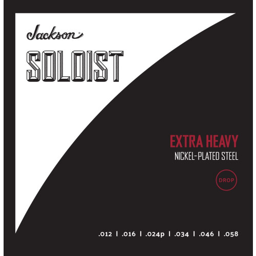 Jackson Solists Strings zrzutu Extra Heavy .012-.058