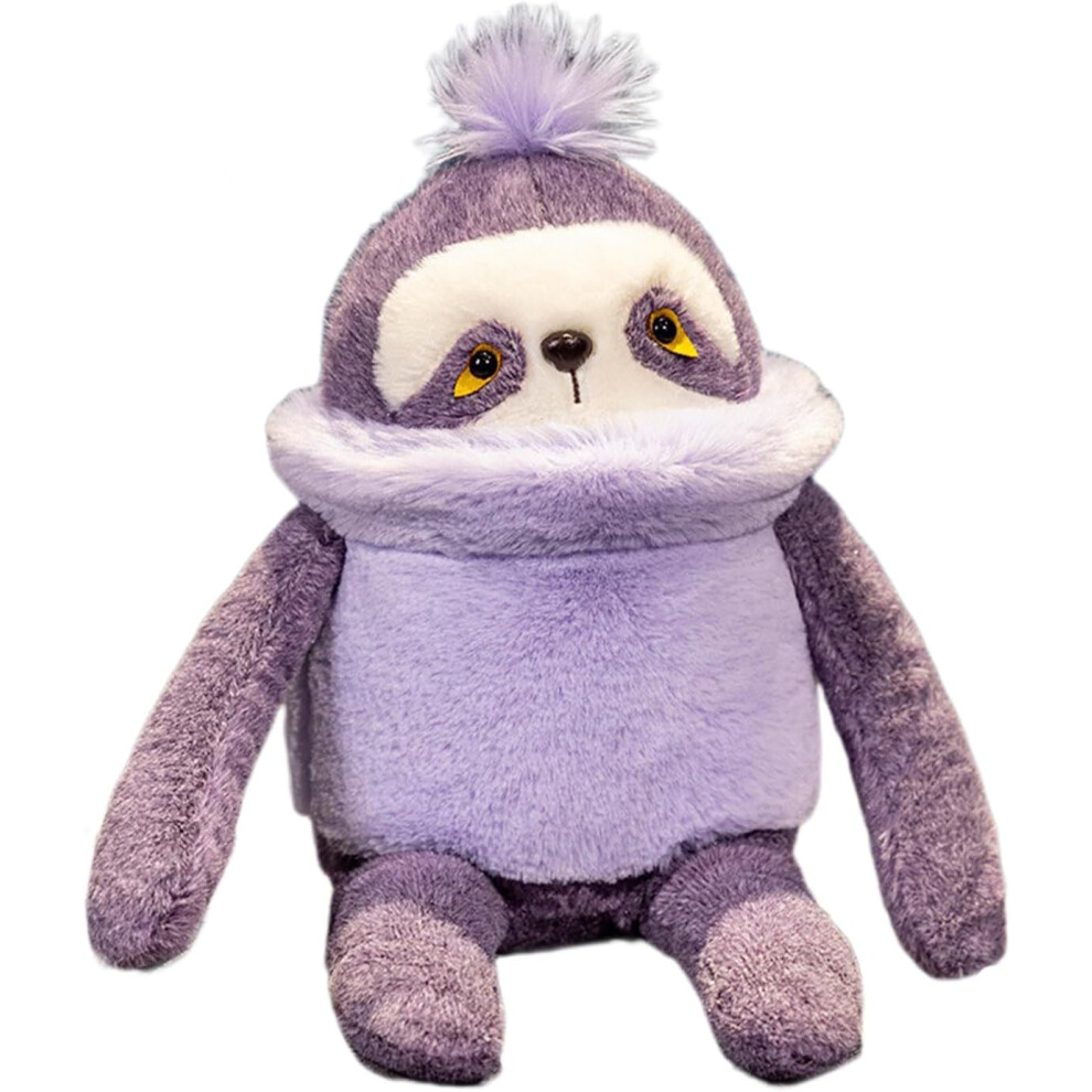 (Purple) Stuffed Sloth,Lovely Sloth Soft Pillow | Cute Doll Soft Cuddly Huggable Plush Toy Stuffed Animal for Boys Girls Toddler Nursery Bedroom Valentine's