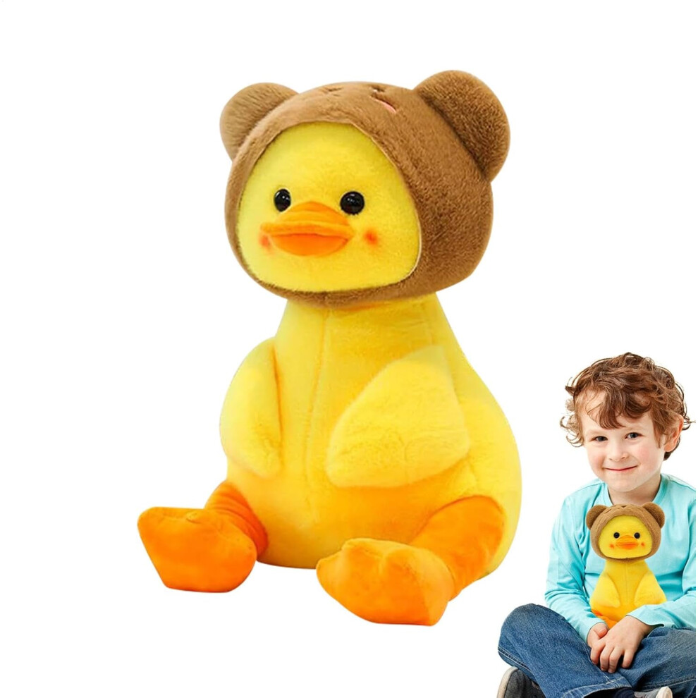 Duck Plush | Duck Cartoon Stuffed Toy - 9.8 inch Decorative Soft Pillows Doll for Sofa, Bedroom, Car Decor Girlfriend Valentines Children Birthday