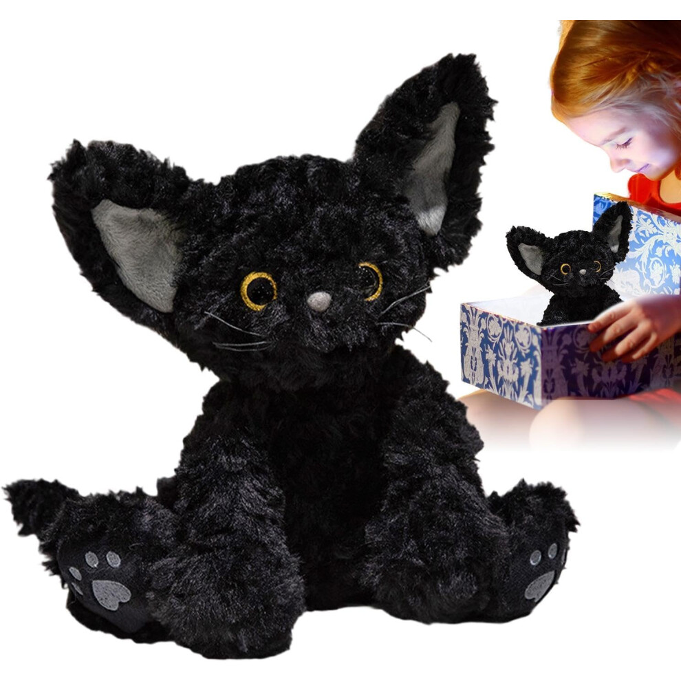 Plush Cat Doll,Cute Soft Plush Kitten Figurine Model - Adorable Animal Cat Doll for Living Room, Bedroom, Auto, Sofa, Couch