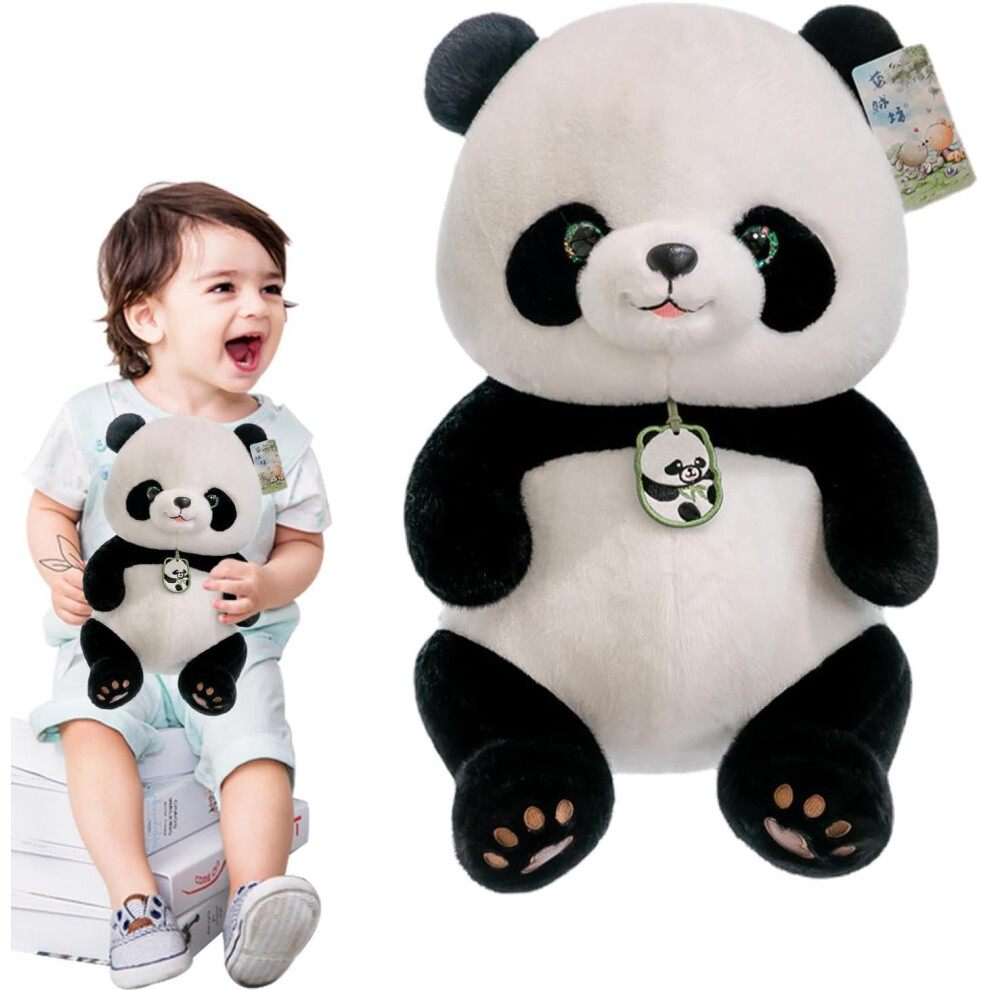 (36cm) Chinese Panda Plush, Adorable Panda Plush Pillow, Adorable Animal Pillow Cushion Delicate Touch Statue For Car Decoration