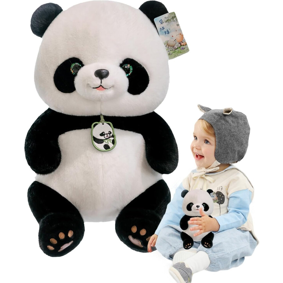 (24cm) Chinese Panda Plush, Adorable Panda Plush Pillow, Adorable Animal Pillow Cushion Delicate Touch Statue For Car Decoration