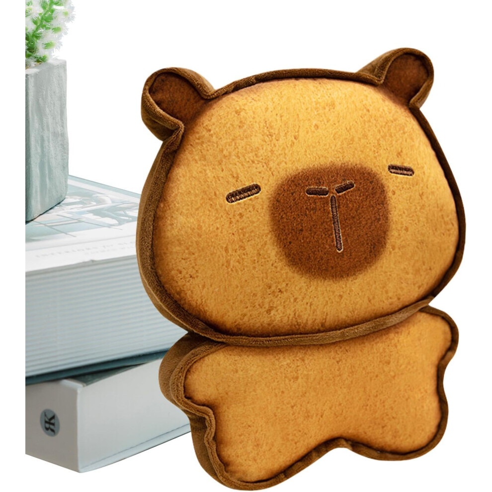 (Dark Brown#b) Capybara Plush Toy, Cute Dolls Pillow Toast Capybara Plush Toys, Hugging Companion Stuffed Toys, Soft Doll Plushies Home Decoration for