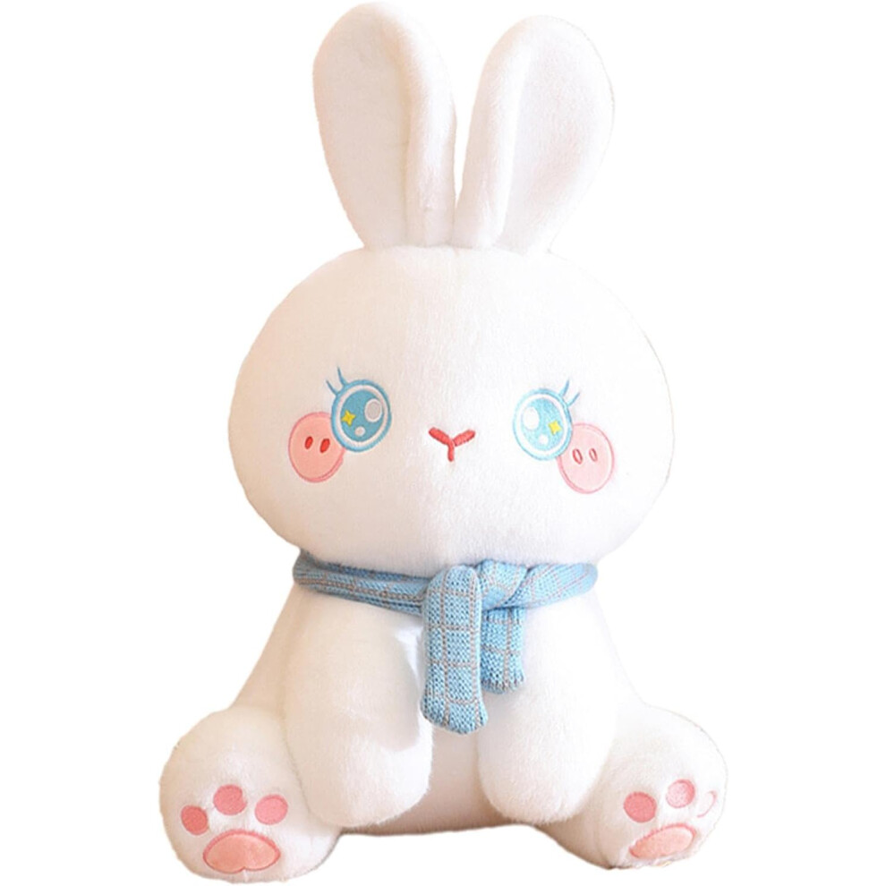 (White) Plush Bunny Doll - Plush Rabbit Doll | Lovely Super Soft Decorative Rabbit Plush For Kids Girls Boys Christmas Birthday Halloween