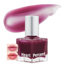 Heart Percent Dote On Mood Top Coating Lip Plumper Acabamento brilhante de alto brilho Quente a frio tom mudando brilho labial 02. Cool Changer