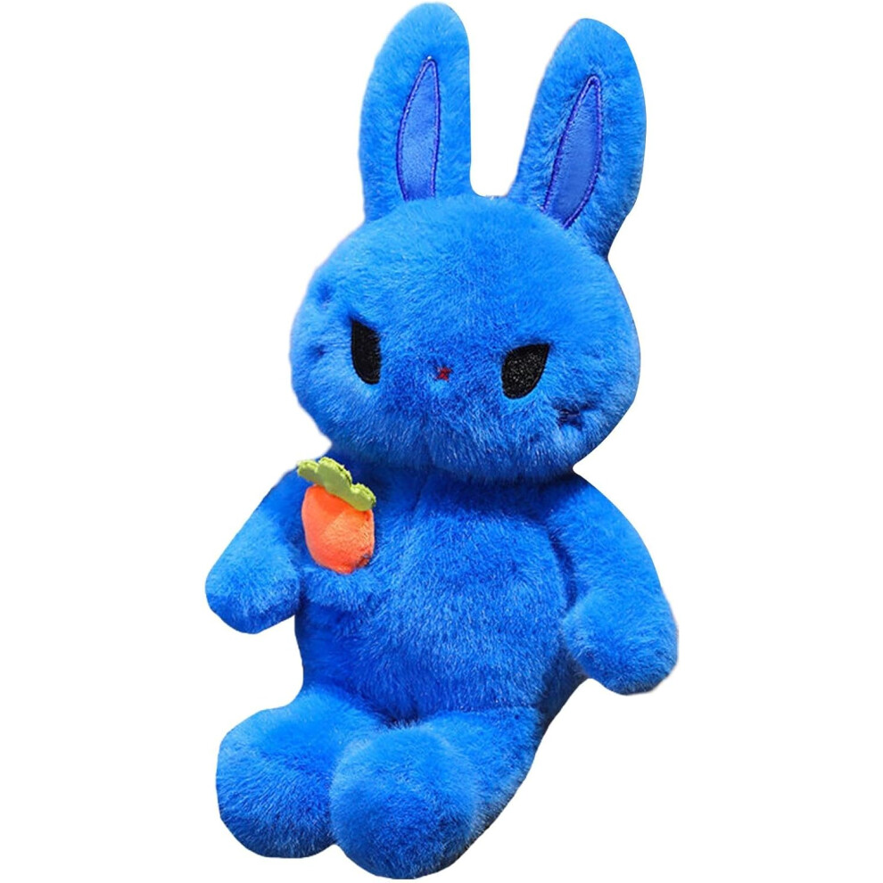 Rabbit Stuffed Animal,Cute Stuffed Animal Warm Blue Bunny Toy - Unique Exquisite Snuggle Companion For Girls, Valentine's Day, Bedroom Decor, And