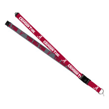 Rico Industries NCAA Alabama Crimson Tide bbor s szrke 18"""" x 1"""" prmium uniszex-felnott biztonsgi szakt zsinr